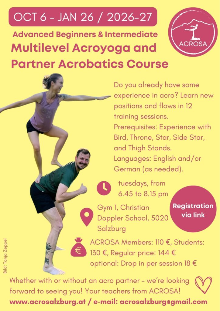 Multilevel - Intermediate and Advanced Beginners Salzburg 2026