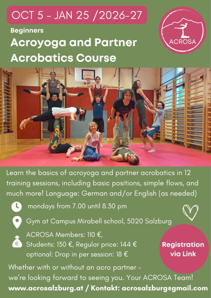 Acroyoga Beginner Course 2026 Salzburg
